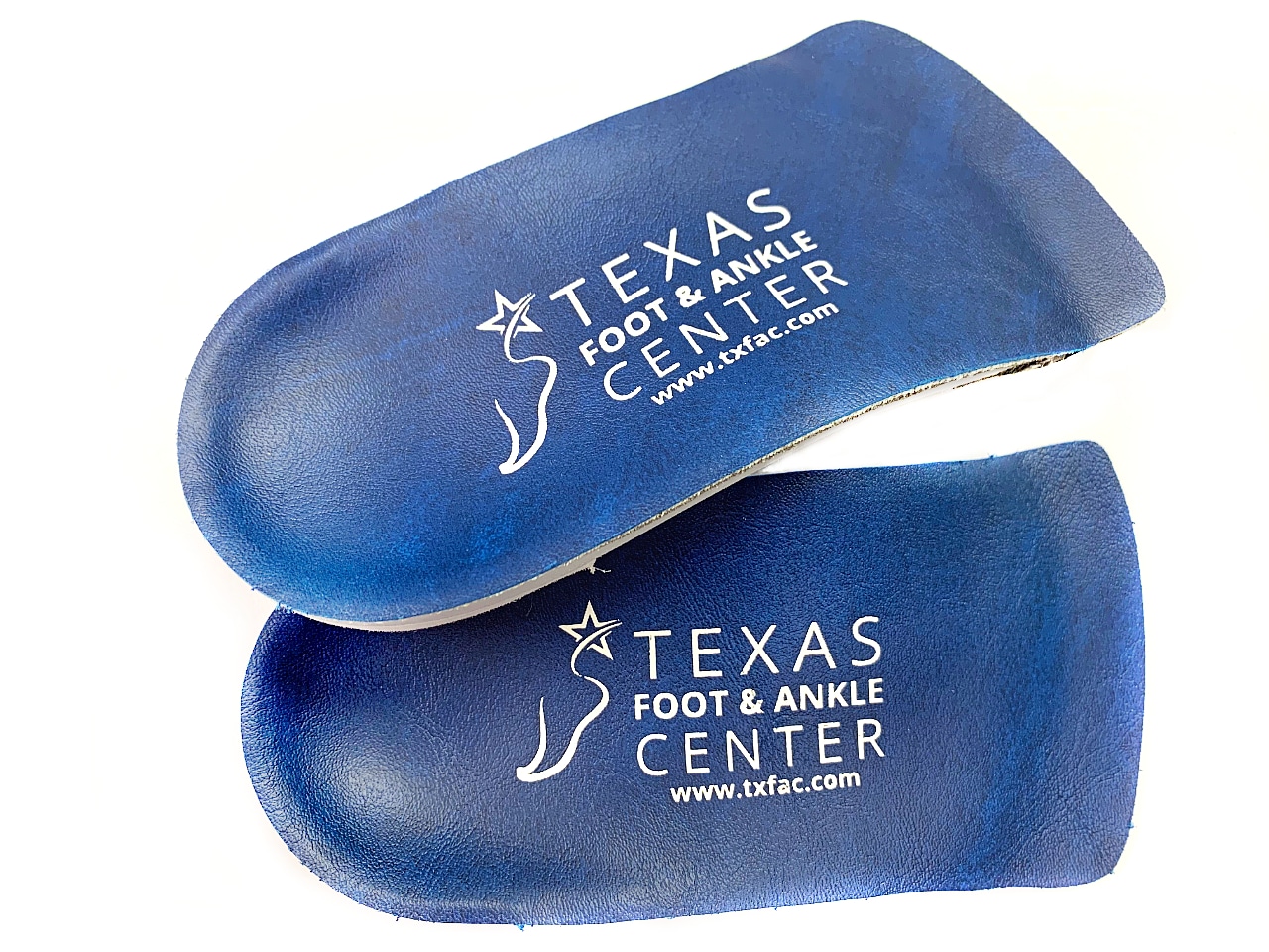 Custom Orthotics with Texas Foot & Ankle Center Logo